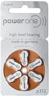 Baterie i akcesoria - Power One powerone P312 Varta baterii do aparatu słuchowego (180 mAh, 1,4 Volt) 4008496341801 - miniaturka - grafika 1