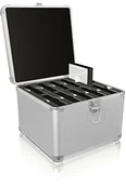 Akcesoria do serwerów - Icy Box ICY BOX IB-AC628 walizka do 10 X napędy 2,5"/3,5" w zestawie ochrony przed ładunkowi elektrostatycznemu i uderzenia ochronne z tworzywa sztucznego (srebrny) IB-AC628 - miniaturka - grafika 1