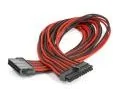 PHANTEKS przedłużacz oplatany 24-pin ATX 500mm czarny/czerwony (PH-CB24P_BR) - Modding - miniaturka - grafika 2