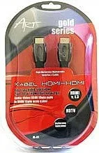 Art KABEL AL-01-3m HDMI 19pin męski/HDMI 19pin męski pozłacany - Kable - miniaturka - grafika 2