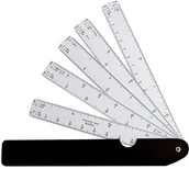 Linijki, ekierki - Aristo Linijki kieszonkowe ze skalą 1:10-:125, transparentne AR1323 - miniaturka - grafika 1