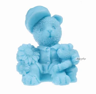 LaQ LaQ - Happy Soaps - Naturalne mydełko glicerynowe - DWA ZIELONE MISIE LQDZM - Kremy i maski do rąk - miniaturka - grafika 2