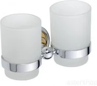 Kubki na szczoteczki do zębów - Bemeta kubek szklany podwójny RETRO 144210028 - miniaturka - grafika 1