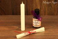 Świece - Magoi Agni Rytuał oczyszczający z przekleństw pospolitych z olejkiem ochronnym d - miniaturka - grafika 1