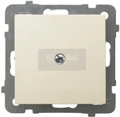 Klawisze i ramki - Ospel AS ECRU ZAŚLEPKA Z-1G/M/27 - miniaturka - grafika 1