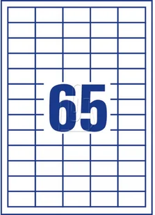 Avery Zweckform Etykiety uniwersalne Zweckform trwałe 38 x 21,2mm 25 ark./op. 6121 - Etykiety samoprzylepne i bloki etykiet - miniaturka - grafika 2