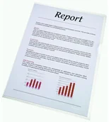 Ofertówki - Esselte Ofertówka A4 groszkowa 80 mic. - M1431 NB-1289 - miniaturka - grafika 1