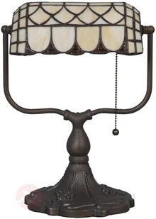 Clayre&Eef MATEA - lampa bankierska w stylu Tiffany - Lampy stojące - miniaturka - grafika 5