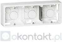 Legrand Mosaic - Puszka natynkowa 6,8 lub 3x2M 40mm pozioma 080286 - Gniazdka elektryczne - miniaturka - grafika 2