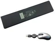 Baterie do laptopów - Amsahr amsahr E7420  05 do bateria do Dell E7420, E7440, E7450, wd52h, kwffn (47wh, 7.4 V, 4-cells)  obejmują Mini myszka optyczna  Czarny E7420-05 - miniaturka - grafika 1