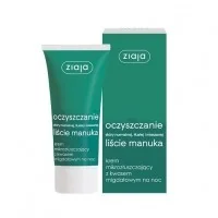 Ziaja OCZYSZCZANIE Liście Manuka Krem do twarzy Mikrozłuszczający z Kwasem Migdałowym na noc 50ml - Kremy do twarzy - miniaturka - grafika 6