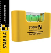 Poziomice, łaty, miary - Stabila Poziomnica kieszonkowa POCKET BASIC - miniaturka - grafika 1