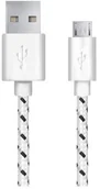 Kable komputerowe i do monitorów - Esperanza KABEL MICRO USB 2.0 A-B M/M 2M OPLOT BIAŁY AKESPKUEB00181W [5518456] - miniaturka - grafika 1