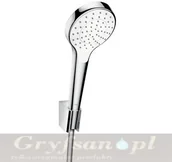 Słuchawki prysznicowe - Hansgrohe Select Zestaw punktowy Croma Select S 1jet / PorterS 1,60 m, biały/ 26 - miniaturka - grafika 1