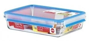 Emsa Pojemnik na Pojemnik do przechowywania żywności żaroodporny 3L Clip & Close Glass 513922 - Pojemniki kuchenne - miniaturka - grafika 2