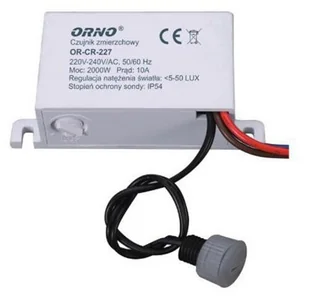 Orno Czujnik zmierzchowy OR-CR-227 z zewnętrzną sondą - Czujniki ruchu i zmierzchu Orno Czujnik zmierzchowy OR-CR-227 z zewnętrzną sondą - Czujniki ruchu i zmierzchu - miniaturka - grafika 3