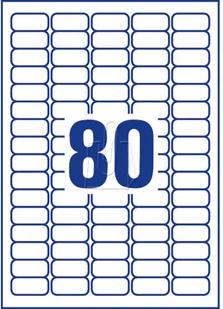 Avery Zweckform Minietykiety Zweckform 35,6 x 16,9mm 25 ark./op. L7632-25 - Etykiety samoprzylepne i bloki etykiet - miniaturka - grafika 2