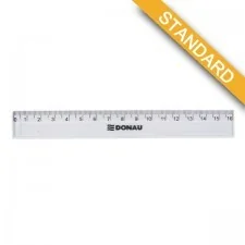 Donau Linijka 16cm, transparentna DN068 - Linijki, ekierki Donau Linijka 16cm, transparentna DN068 - Linijki, ekierki - miniaturka - grafika 2