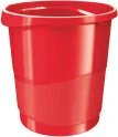 Kosze na śmieci - Esselte Kosz na śmieci EUROPOST VIVIDA 14L czerwony 623947 - miniaturka - grafika 1
