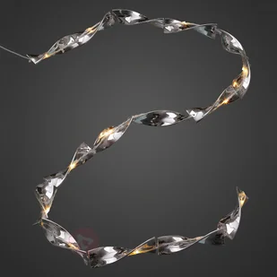 Hellum Srebrny Łańcuch świetlny LED SPIRALA - Oświetlenie świąteczne - miniaturka - grafika 2