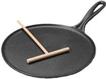 Le Creuset Patelnia naleśnikowa black 20136270000460 - Patelnie - miniaturka - grafika 2