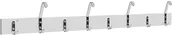 Meble do szkół i przedszkoli - AJ Wieszak z szarego laminatu o dł.1500mm 8 haków 237131 - miniaturka - grafika 1