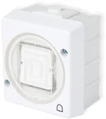 Wyłączniki światła i elektryczne - Karlik ŁĄCZNIK DZWONEK HERMETYCZNY WHS 4 N/T SENIOR WHS4 - miniaturka - grafika 1