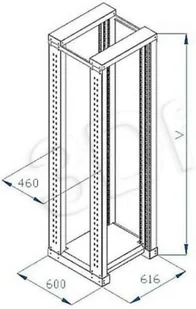 Triton RACK PODWÓJNY 2x19"" 42U gł.600mm RSX-42-XD6 - Szafy rack - miniaturka - grafika 2