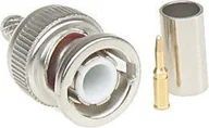 Złącza, przejściówki, adaptery - ABCVISION Wtyk ZACISKANY BNC-W/ZAC-RG58 - miniaturka - grafika 1