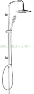 Deante Zestaw prysznicowy Neo Nuovo z deszczownicą chrom NBO 051K NBO 051K - Zestawy prysznicowe - miniaturka - grafika 2