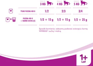 Whiskas Wołowina w sosie 12x400g 16438-uniw - Suplementy i witaminy dla kotów - miniaturka - grafika 5