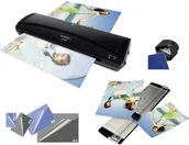 Laminatory - Olympia Laminator + trymer 4w1 3113 grubość folii od/do) 75 125 mikronów maks A4 - miniaturka - grafika 1