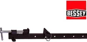 Imadła i ściski - Bessey ścisk - zacisk do ram TB z profilem T 40 x 40 x 5 mm - miniaturka - grafika 1