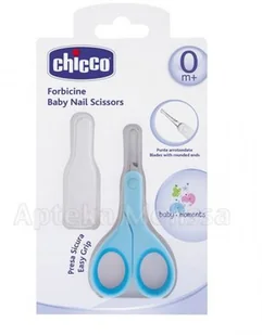 Chicco Artsana Nożyczki z osłonką 0 m+ niebieskie - Nożyczki dla dzieci - miniaturka - grafika 3