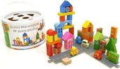 Klocki - Brimarex Drewniane Klocki ZB-5549 - miniaturka - grafika 1
