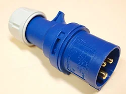 PCE Wtyczka siłowa odbiornikowa przenośna Twist IP44 16A 230V 2P+Z - Kostki, złączki, wtyczki - miniaturka - grafika 2