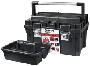 PATROL Skrzynka narzędziowa 595x345x355 mm - Pozostałe wyposażenie warsztatu - miniaturka - grafika 2