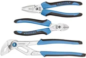 Kombinerki i obcęgi - Gedore Szczypce nastawialne do warsztatu 3 szt 6703160 - miniaturka - grafika 1