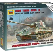 Modele do sklejania - Zvezda King Tiger Henschel 6204 - miniaturka - grafika 1