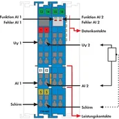 Podzespoły elektroniczne - WAGO Karta wyjścia PLC 2AI 4-20MA EX I 750-485 1 szt - miniaturka - grafika 1