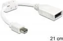 Adaptery i przejściówki - Delock Adapter AV mini DP - DP żeńskie 65427 - miniaturka - grafika 1