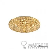 Lampy pozostałe - Ideal Lux KING PL5 ORO plafon 5 x 40W G9 73187 073187 - miniaturka - grafika 1