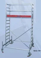 Rusztowania - Krause Rusztowanie jezdne seria 100, 2,5x0,75m 6.4m robocza - miniaturka - grafika 1