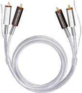 Kable - Oehlbach Kabel audio Cinch 2601 [2x Złącze męskie cinch 2x Złącze męskie cinch] 1 m przezroczysty - miniaturka - grafika 1
