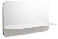Lustra - Normann Copenhagen Lustro Horizon prostokątne poziome białe - miniaturka - grafika 1