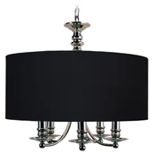 Lampy sufitowe - Cosmo Light Lampa wisząca ABU DHABI P05697BK AU - miniaturka - grafika 1