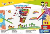 Szkolne artykuły papiernicze - GIMBOO Blok rysunkowy A4 20 kart 70gsm biały - miniaturka - grafika 1