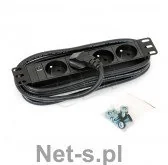 Akcesoria do szaf serwerowych - Triton Listwa zasilająca do szaf 10 RAB-PD-X90-C1 (4 gniazda DIN49441, kolor cza - miniaturka - grafika 1