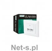 Pozostałe akcesoria sieciowe - Digitus STP concealed socket CAT6 2x (DN-9005-N) - miniaturka - grafika 1