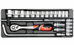 Yato Zestaw narzędziowy 25cz. 1/2 YT-12671 - Zestawy narzędziowe - miniaturka - grafika 2